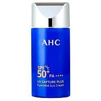AHC UV Capture Plus Pure Mild Sun Cream Легкий солнцезащитный крем SPF 50+ PA++++ 50 мл УЦЕНКА