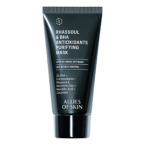 Allies Of Skin Rhassoul & Bha Antioxidants Purifying Mask Очищающая маска с глиной и BHA кислотой 50