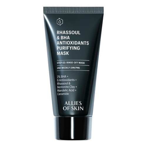 Allies Of Skin Rhassoul & Bha Antioxidants Purifying Mask Очищающая маска с глиной и BHA кислотой 50