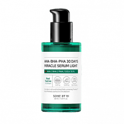 Облегчённая кислотная сыворотка Some By Mi AHA-BHA-PHA 30 Days Miracle Serum Light 50мл