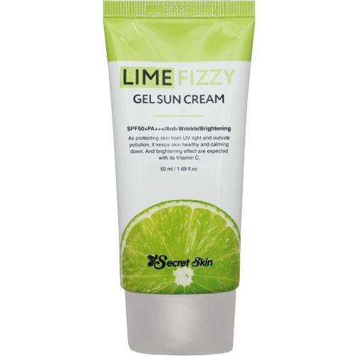 Secret Skin Lime Fizzy Gel Sun Cream Солнцезащитный крем SPF50+ PA+++ 50мл(Уценка)