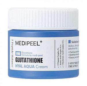 Глубокоувлажняющий гель-крем с эффектом сияния Medi-Peel Glutathione Hyal Aqua Cream 50 мл