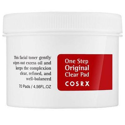 Cosrx One Step Original Clear Pad Очищающие пэды с BHA-кислотой 70шт УЦЕНКА