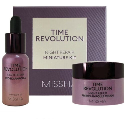 Missha Time Revolution Night Repair Probio Miniature Kit Набор: ночная сыворотка+крем 10мл+7мл(Уценк