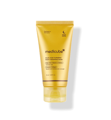 Ночная маска-плёнка с ретинолом и витамином С Medicube Kojic Acid Turmeric Night Wrapping Mask 75мл