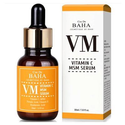 Cos De BAHA Vitamin C MSM Serum Осветляющая сыворотка с витамином C для сияния кожи 30мл