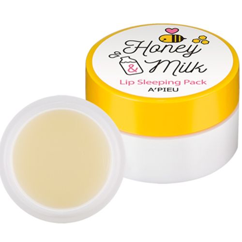 A'pieu Honey&Milk Lip Sleeping Pack Ночная маска для губ с медом и молоком 6.7г