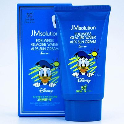 JMSolution Edelweiss Glacier Sun Cream Охлаждающий солнцезащитный крем SPF50+/PA++++ 50мл УЦЕНКА