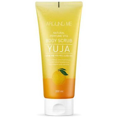 Welcos Around Me Natural Perfume Vita Body Scrub Yuja Скраб для тела с Юдзу 200мл