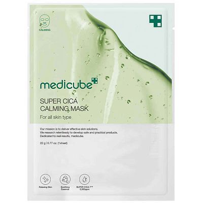 Успокаивающая тканевая маска Medicube Super Cica Calming Mask 1шт