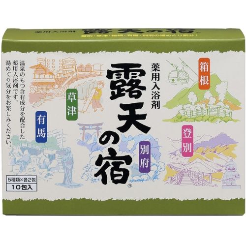 Fuso Kagaku Соль для ванны с минералами пяти термальных источников 25г*10шт