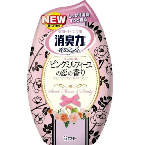 ST Shoushuuriki Жидкий дезодорант-ароматизатор для комнат (белый букет) 400мл