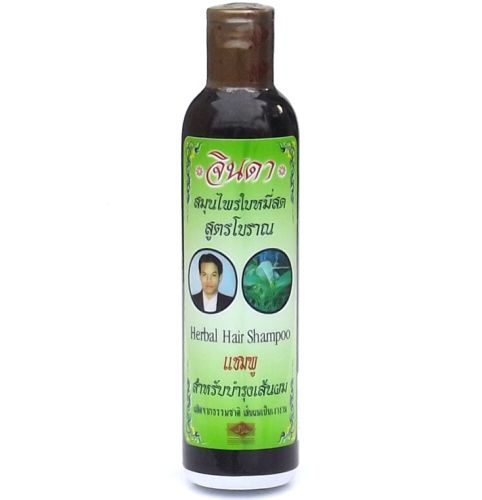 Jinda Herbal Hair Shampoo Травяной шампунь против выпадения волос 250мл