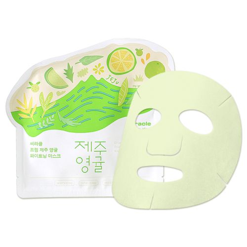 Ciracle From Jeju Citrus Sudachi Whitening Mask Маска для лица тканевая осветляющая с цитрусом 21г