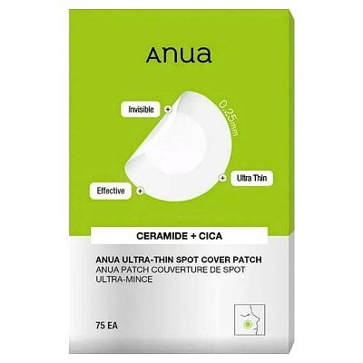 Ультратонкие патчи против воспалений Anua Ultra-Thin Spot Cover Patch 10мм*30шт, 12мм*45шт