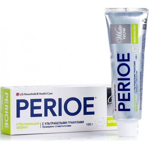 LG Perioe White Now Отбеливающая зубная паста (Освежающая мята) 100г