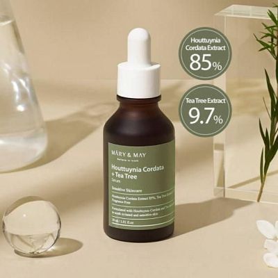 Сыворотка для проблемной и чувствительной кожи MARY&MAY Houttuynia Cordata+Tea Tree Serum 30млУЦЕНКА