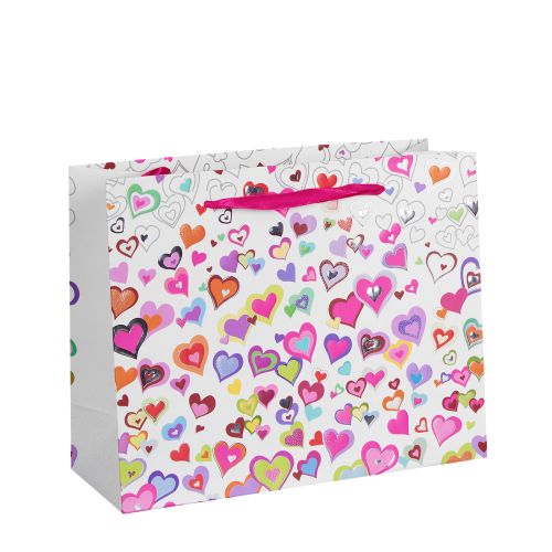 GiftPack Сердечки Пакет ламинированный, 24,5х19х9см