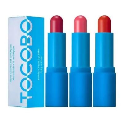 TOCOBO Powder Cream Lip Balm Кремовый оттеночный бальзам для губ 3.5 г