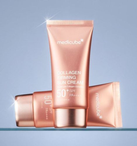Тонирующий солнцезащитный крем с коллагеном Medicube Collagen Firming Sun Cream SPF50+ PA++++ 50мл