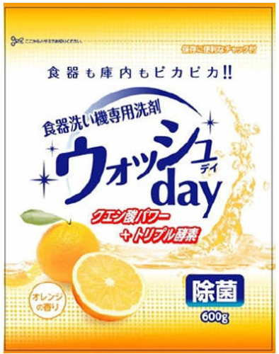 Nihon Automatic Dish Washer Detergent Порошок для посудомоечных машин с ферментами (рефил) 600г