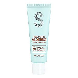 Be The Skin Sebum Zero Aloerice Vegan Sun Cream Матирующий солнцезащитный крем 50+/PA++++ (50 мл)