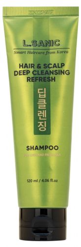 L.Sanic Hair & Scalp Deep Cleansing Refresh Shampoo Освежающий шампунь для глубокого очищения 120 мл