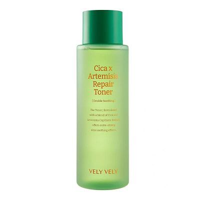 Восстанавливающий тонер с экстрактом полыни Vely Vely Cica Artemisia Repair Toner 500мл