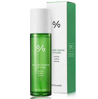 Dr.Ceuracle Tea Tree Purifine 70 Toner Тонер для проблемной кожи лица с чайным деревом 100 мл УЦЕНКА
