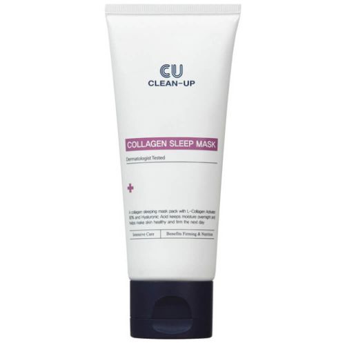 CUSKIN Clean-Up Collagen Sleep Mask Ночная лифтинг маска с коллагеном и пептидами 70 г УЦЕНКА