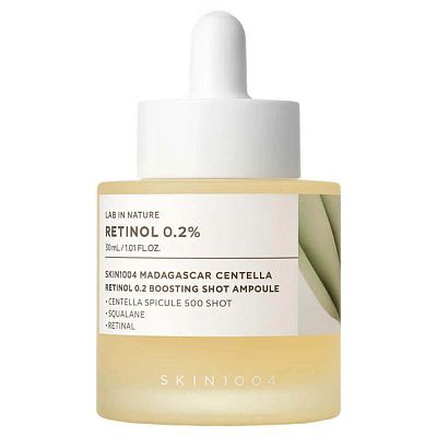 Ампула с ретинолом SKIN1004 Madagascar Centella Retinol 0.2 Boosting Shot Ampoule 30мл
