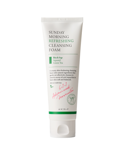 Увлажняющая пенка для умывания AXIS-Y Sunday Morning Refreshing Cleansing Foam 120 мл