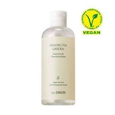 The Saem Healing Tea Garden Chamomile Cleansing Water Успокаивающая очищающая вода с ромашкой 300мл