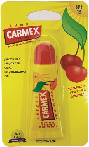 Carmex Бальзам для сухих губ Вишня SPF15 10г фото 2