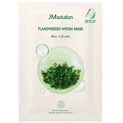 Увлажняющая тканевая маска с розой Иерихона JMsolution Plansynergy Hydra Mask Rose of Jericho 30мл