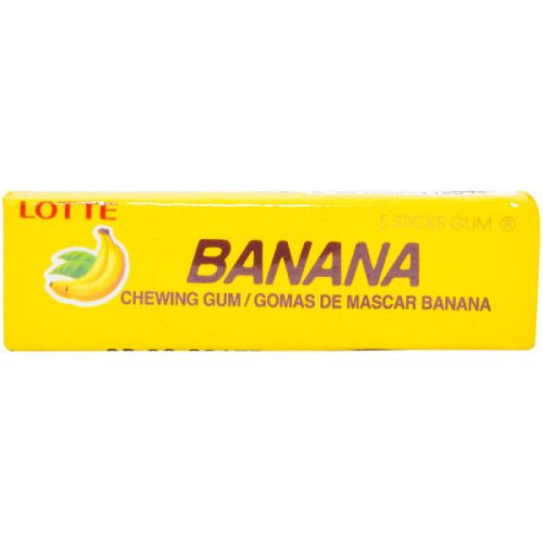 Lotte Gum Жевательная резинка Банан 5шт