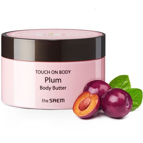 The Saem Touch On Body Plum Body Butter Глубокоувлажняющее масло для тела с экстрактом сливы 200мл