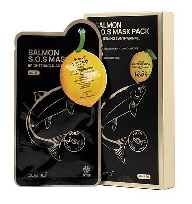 Bueno Salmon S.O.S Mask Тканевая лифтинг-маска с икрой лосося 45мл