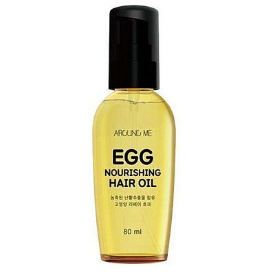 Welcos Around Me Egg Nourishing Hair Oil Питательное масло для волос с яичным экстрактом 80мл