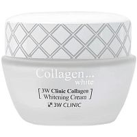 3W Clinic Collagen Whitening Cream Восстанавливающий крем для лица с коллагеном 60мл