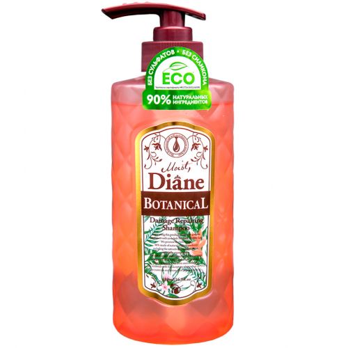 Diane Moist Diane Botanical Repair Шампунь бессиликоновый бессульфатный Восстановление 480мл
