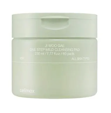 Celimax Ji Woo Gae One Step Mild Cleansing Pad Гидрофильные пэды для снятия макияжа 60шт