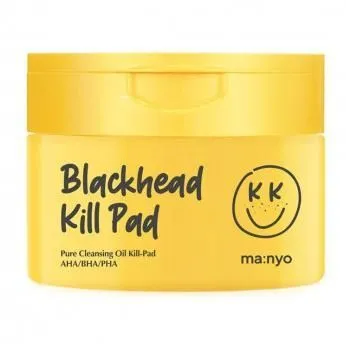 Manyo Factory Blackhead Pure Cleansing Killpad Очищающие кислотные пэды против черных точек 60шт
