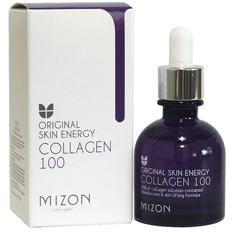 Mizon Collagen 100 Ampoule Коллагеновая сыворотка (90% коллагена) 30мл фото 2