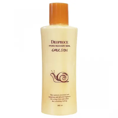 Deoproce Hydro Recovery Snail Emulsion Эмульсия для лица улиточная 380мл