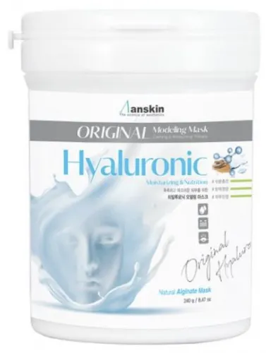 Anskin Hyaluronic Modeling Mask Альгинатная маска с гиалуроновой кислотой (банка) 240г