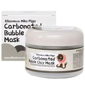Elizavecca Carbonated Bubble Clay Mask Глиняно-пузырьковая кислородная очищающая маска 100г