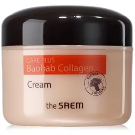 The Saem Care Plus Baobab Collagen Cream Коллагеновый крем с экстрактом Баобаба 100мл