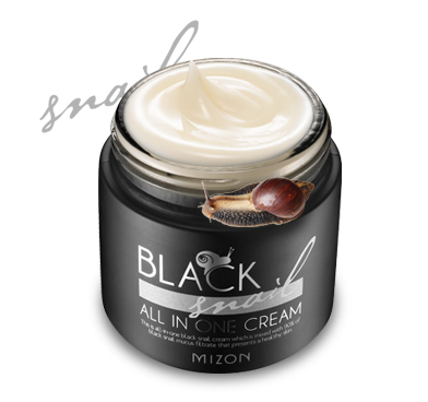 Mizon Black Snail All In One Cream Крем со слизью черной африканской улитки (90%) 75мл