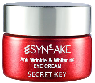 Secret Key SYN-AKE Антивозрастной змеиный крем для кожи вокруг глаз с эффектом ботокса 15мл